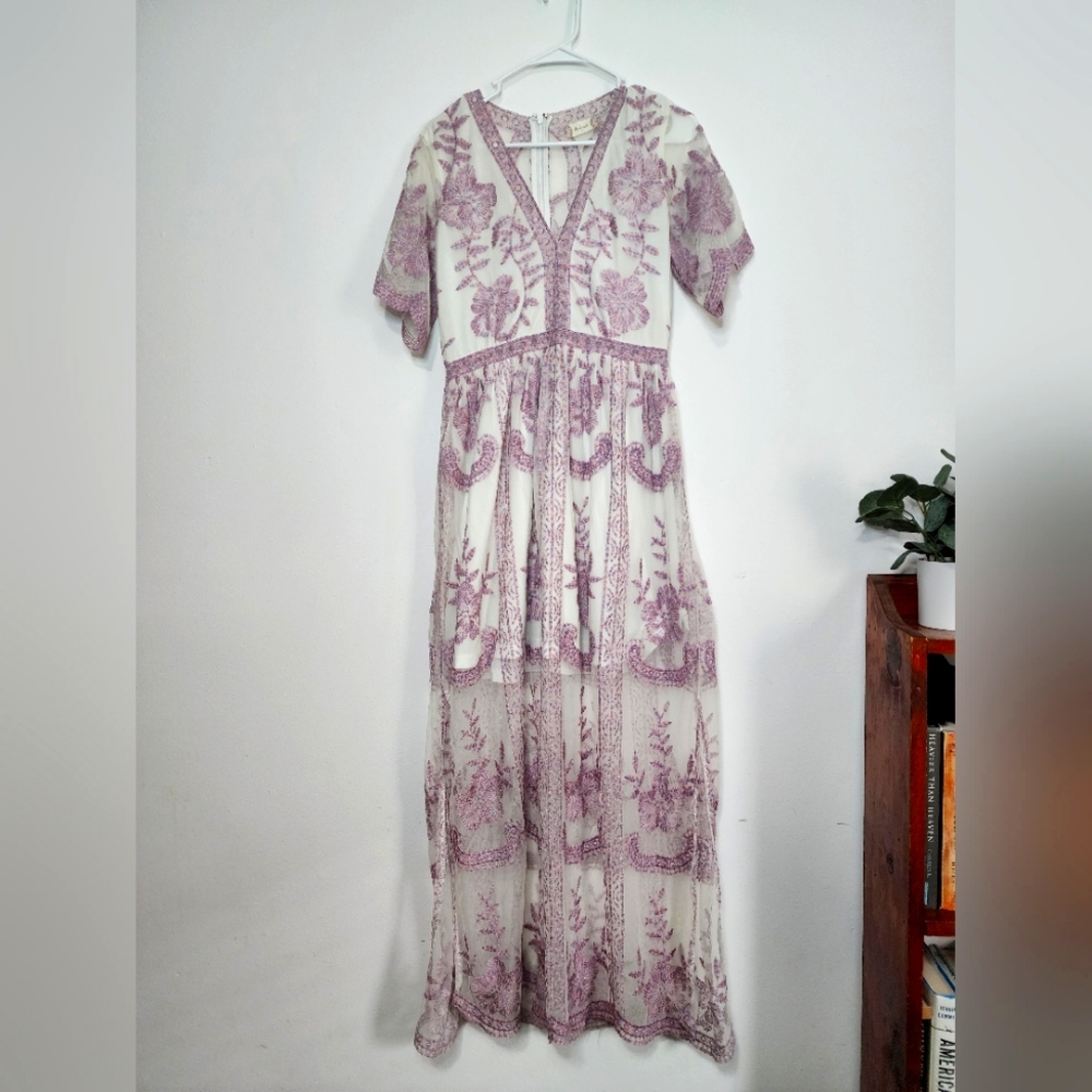Altard State Bohemian floral maxi dress